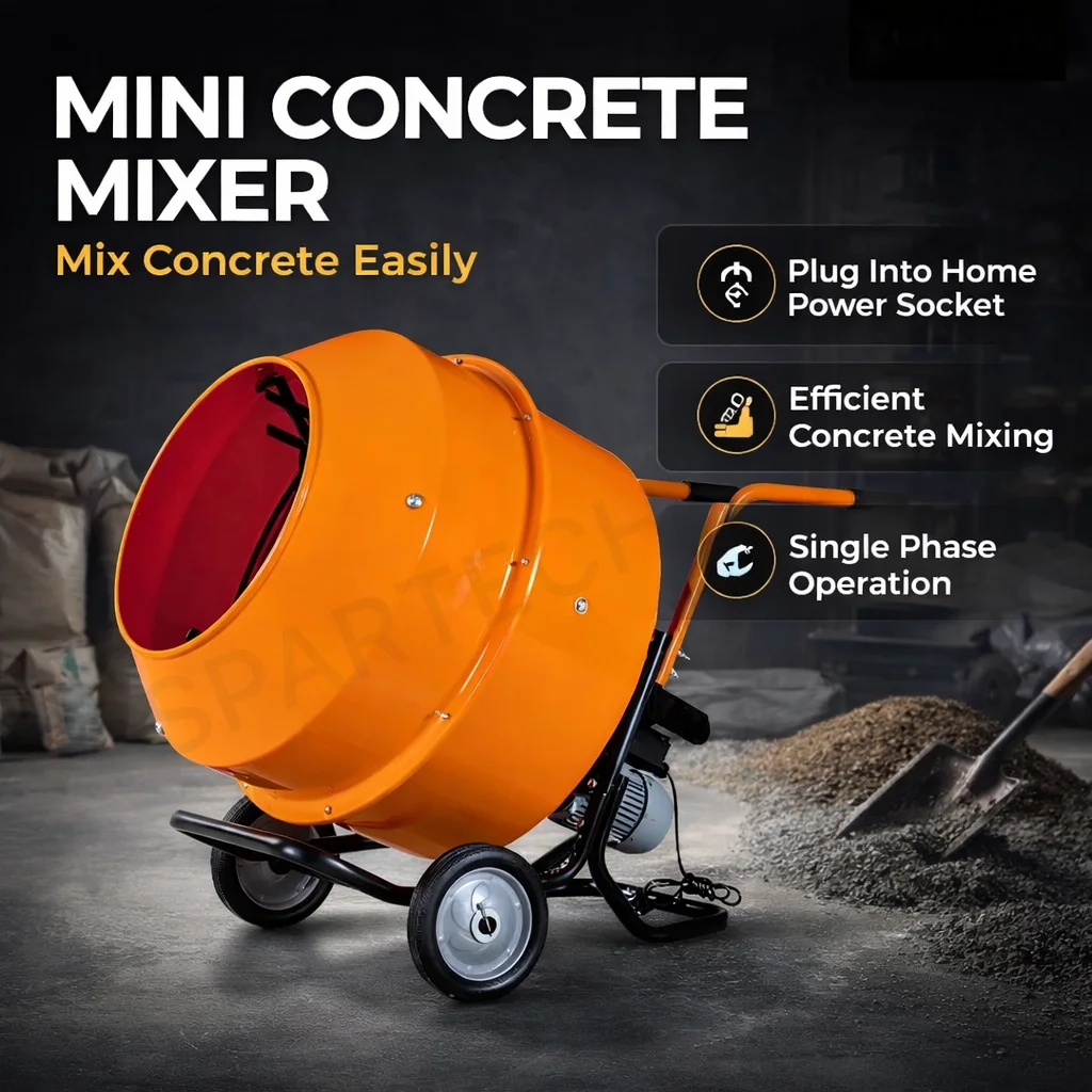 Concrete Mixer (Tilt Type Motor)
