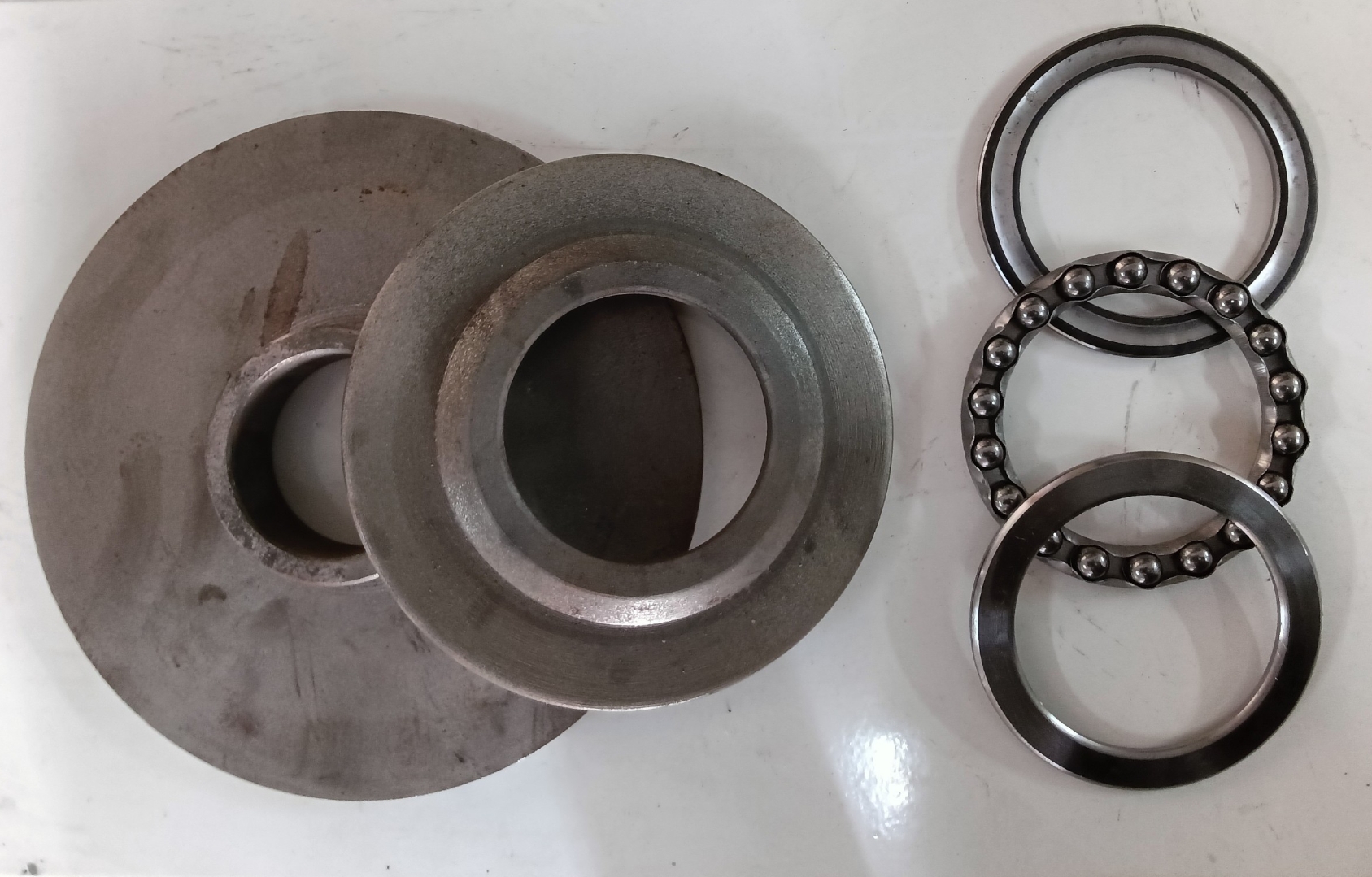 Pressure Plate with Bearing Set for Power Trowel DMR1000 | Complete Upper & Lower Plate Assembly