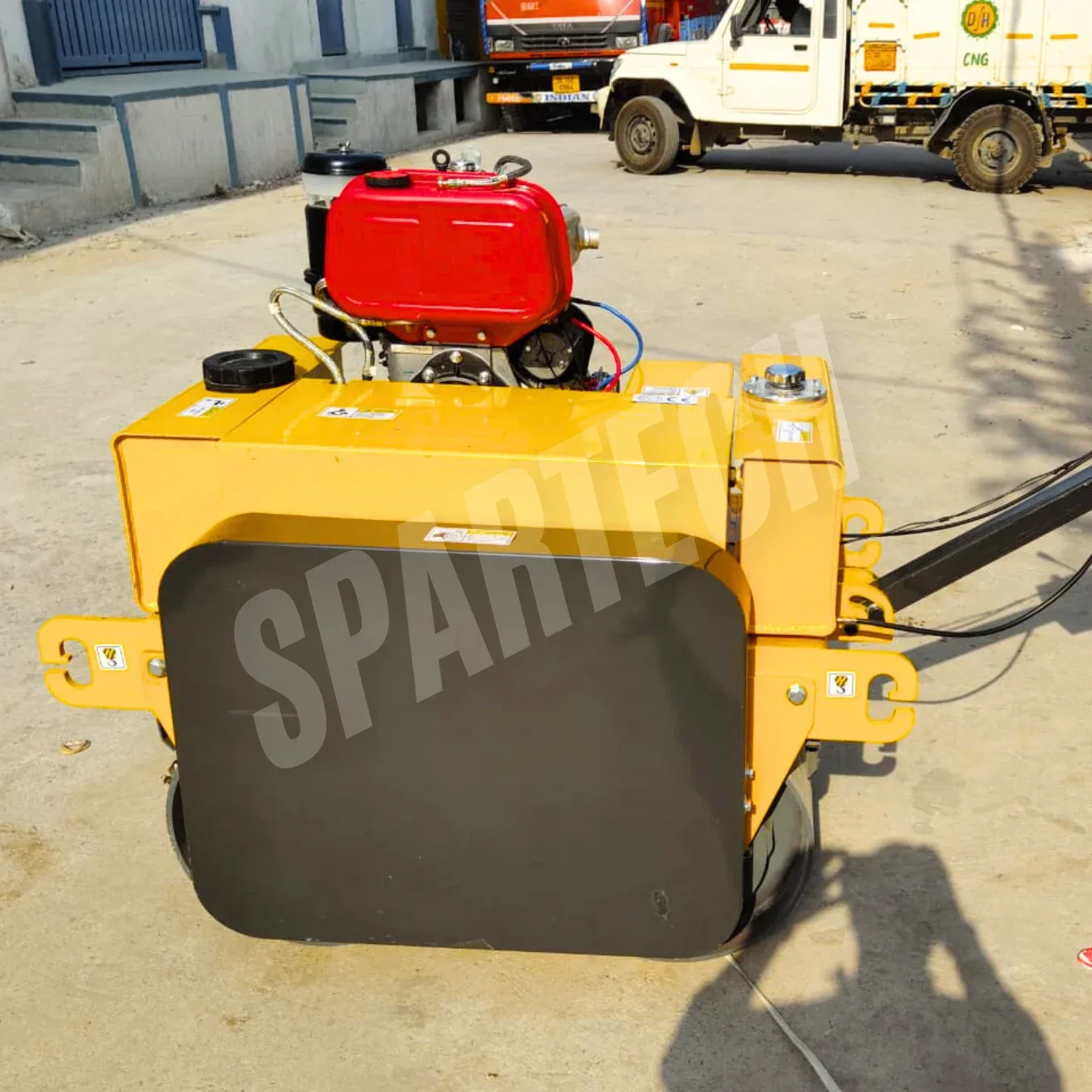 Walk behind Double Drum Roller