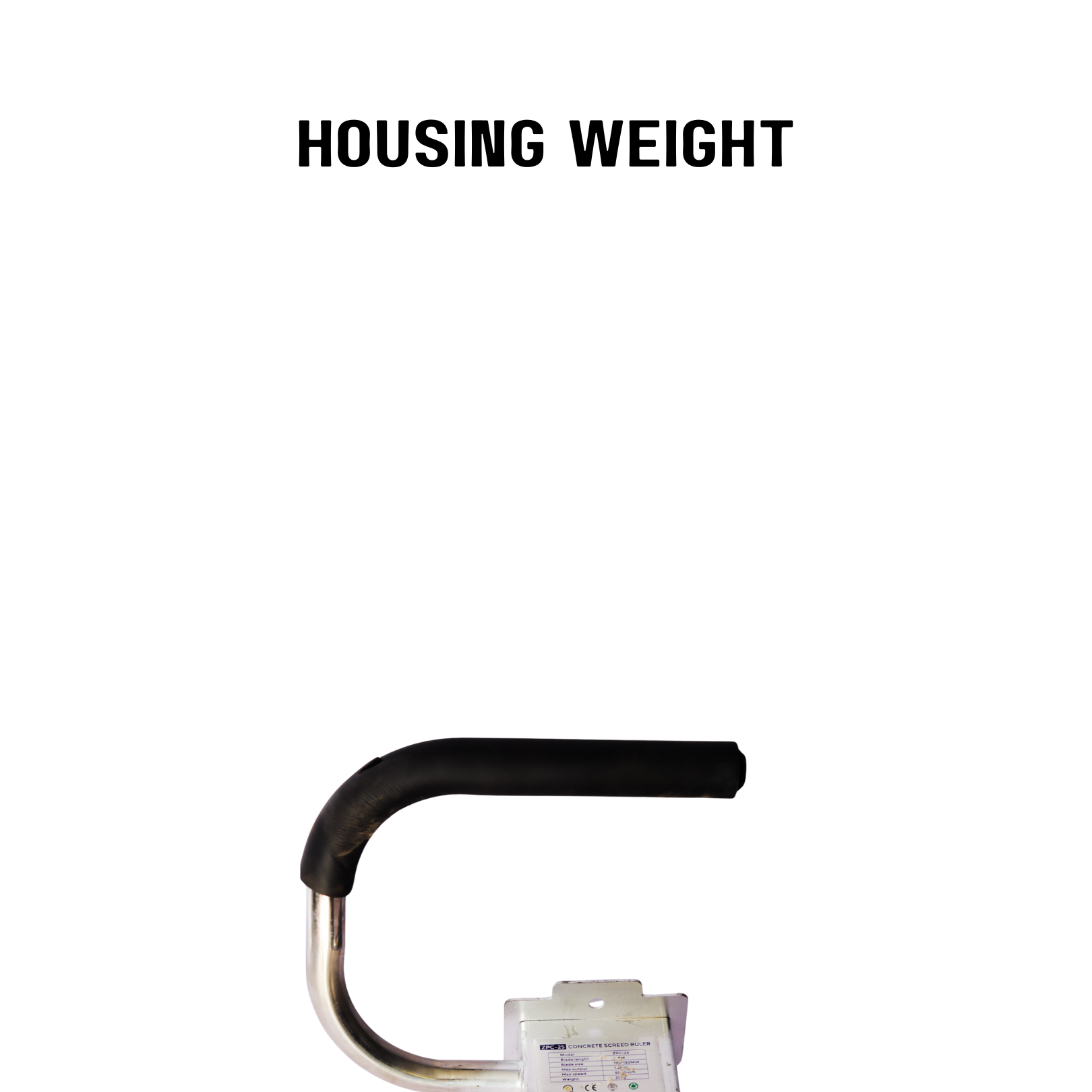 Housing Weight for ZPC25 Screed Vibrator